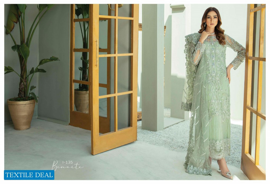 Imrozia Premium Embroidery Pour Epoque Fois Wholesale Pakistani Dress