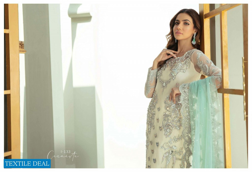 Imrozia Premium Embroidery Pour Epoque Fois Wholesale Pakistani Dress