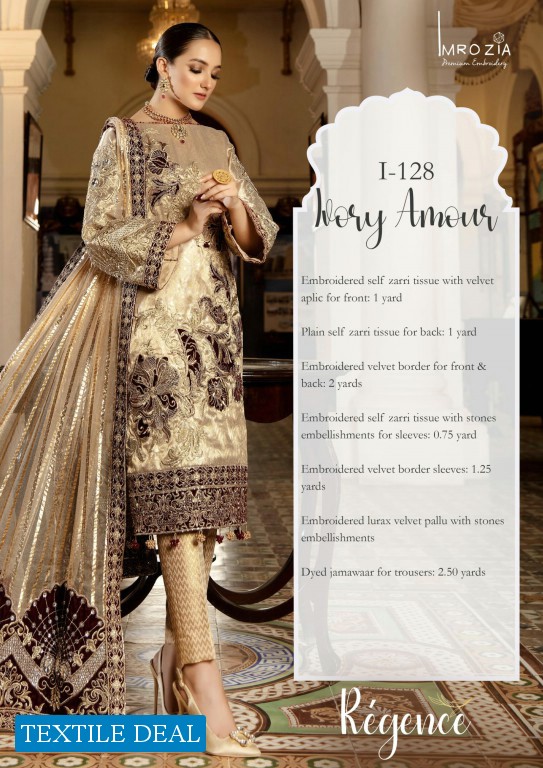 Imrozia Regance Wholesale Embroidered Pakistani Dress