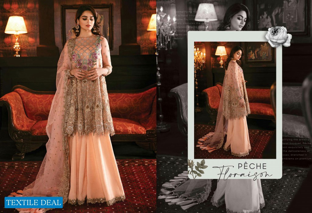 Imrozia Solas De Lune Wholesale Premium Chiffon Embroidered Pakistani Suits