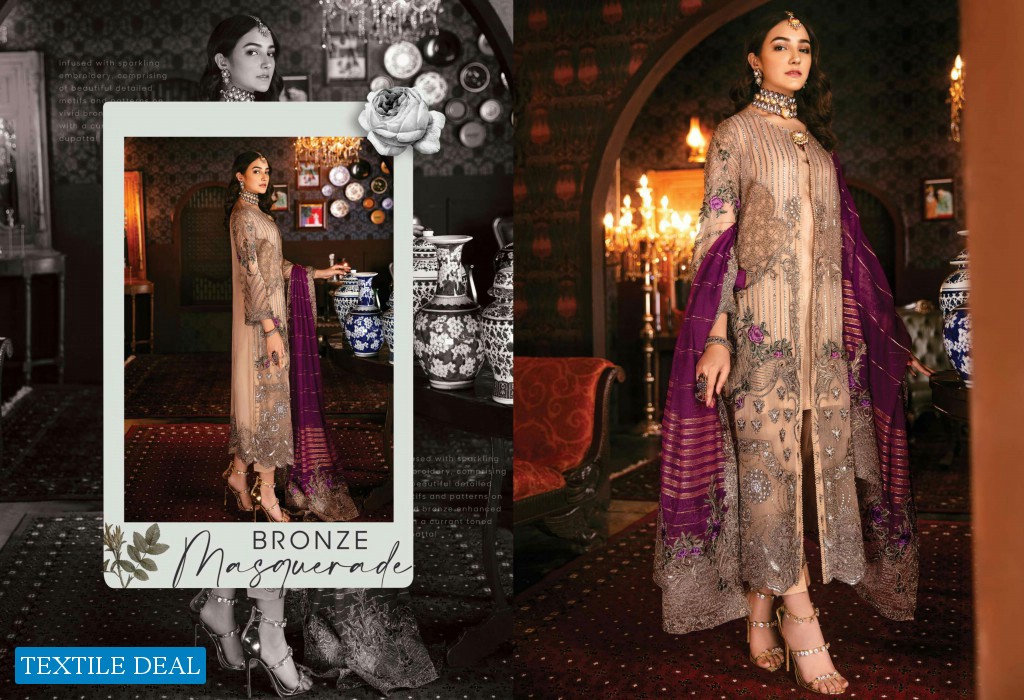Imrozia Solas De Lune Wholesale Premium Chiffon Embroidered Pakistani Suits