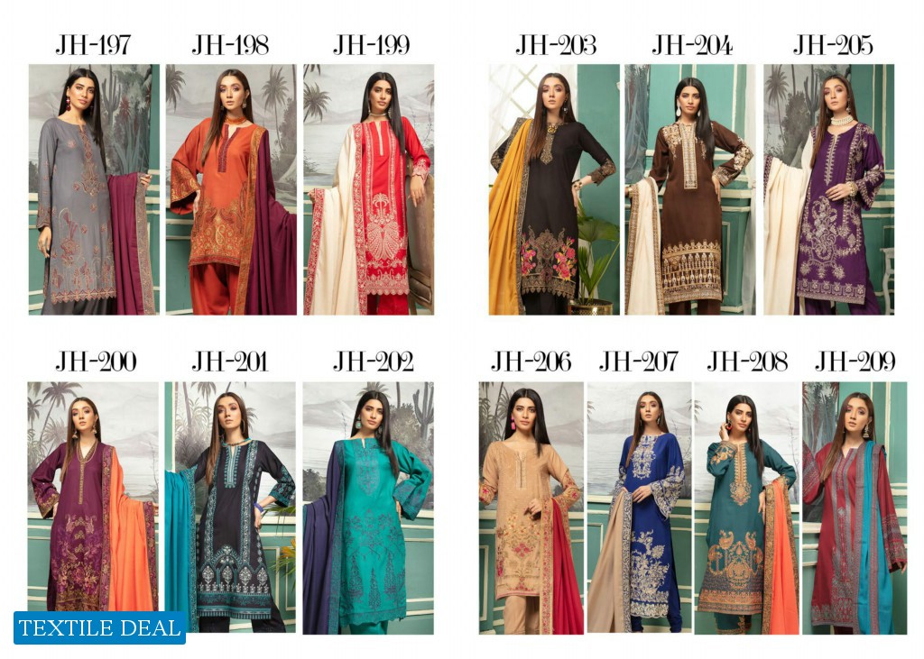 Iris By Johra Wholesale Winter Embroidered Pakistani Collection