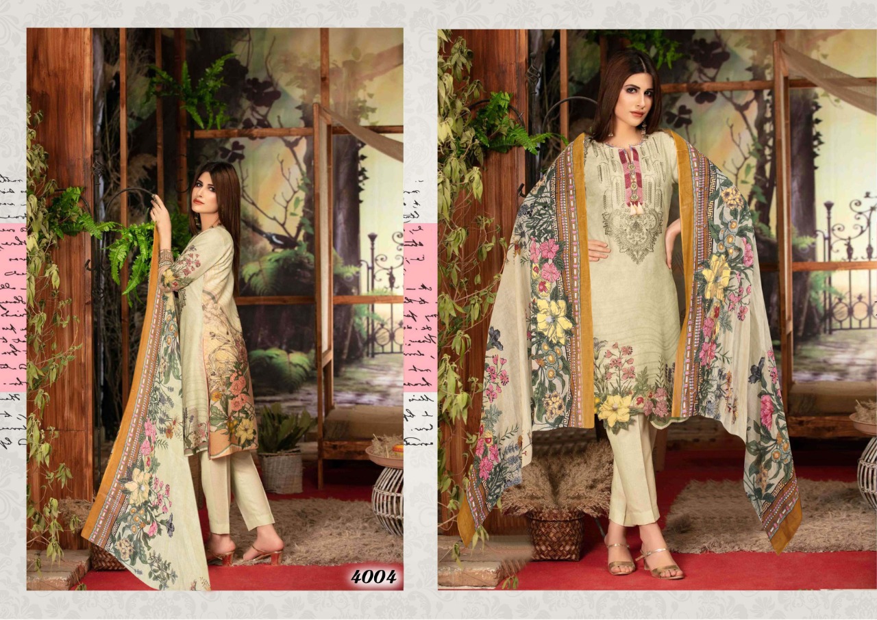 Iris Karachi Vol-4 Wholesale Printed Dress Material