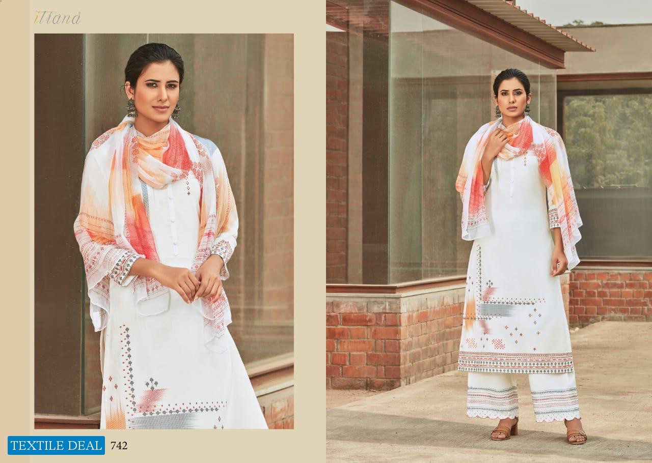 Itrana Beauty Of Weaves Wholesale Cambric Mirror Work Salwar Kameez