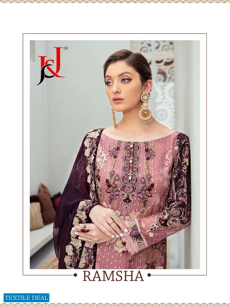 J And J Ramsha Wholesale Pakistani Salwar Kameez