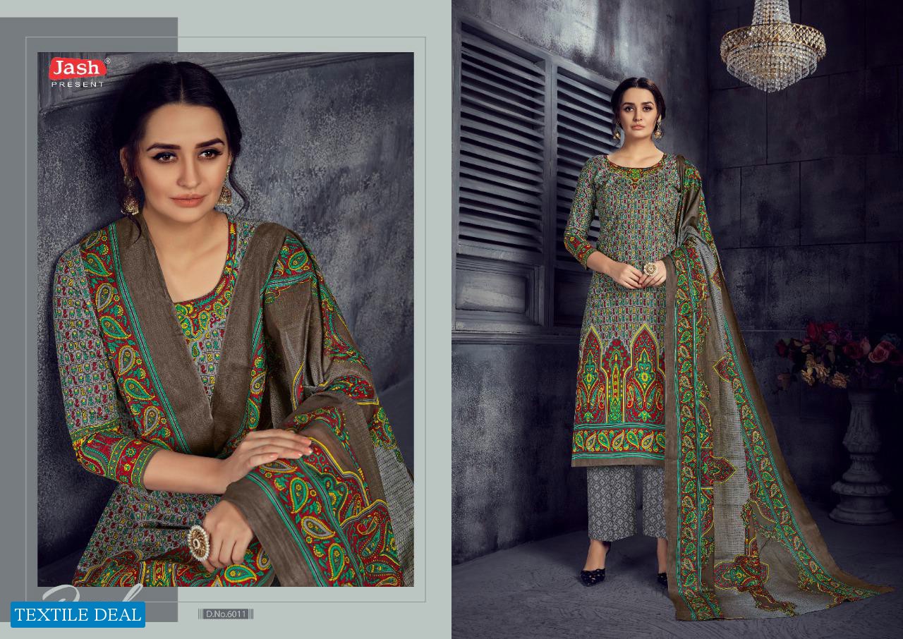 JASH ELLIZA VOL 6 KARACHI COTTON DRESS MATERIALS WHOLESALER