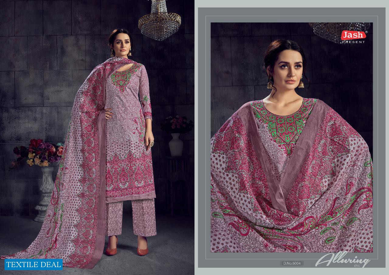 JASH ELLIZA VOL 6 KARACHI COTTON DRESS MATERIALS WHOLESALER