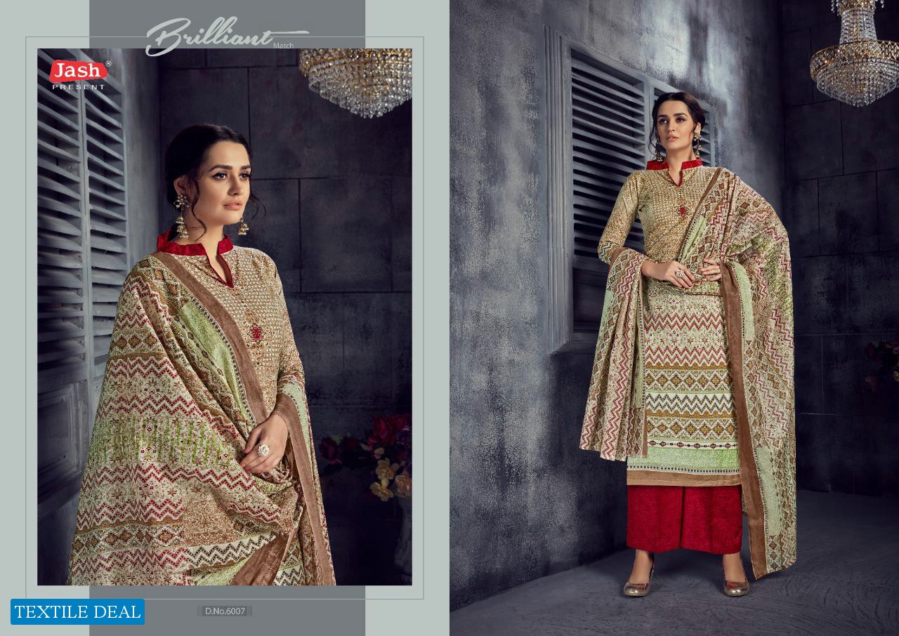 JASH ELLIZA VOL 6 KARACHI COTTON DRESS MATERIALS WHOLESALER
