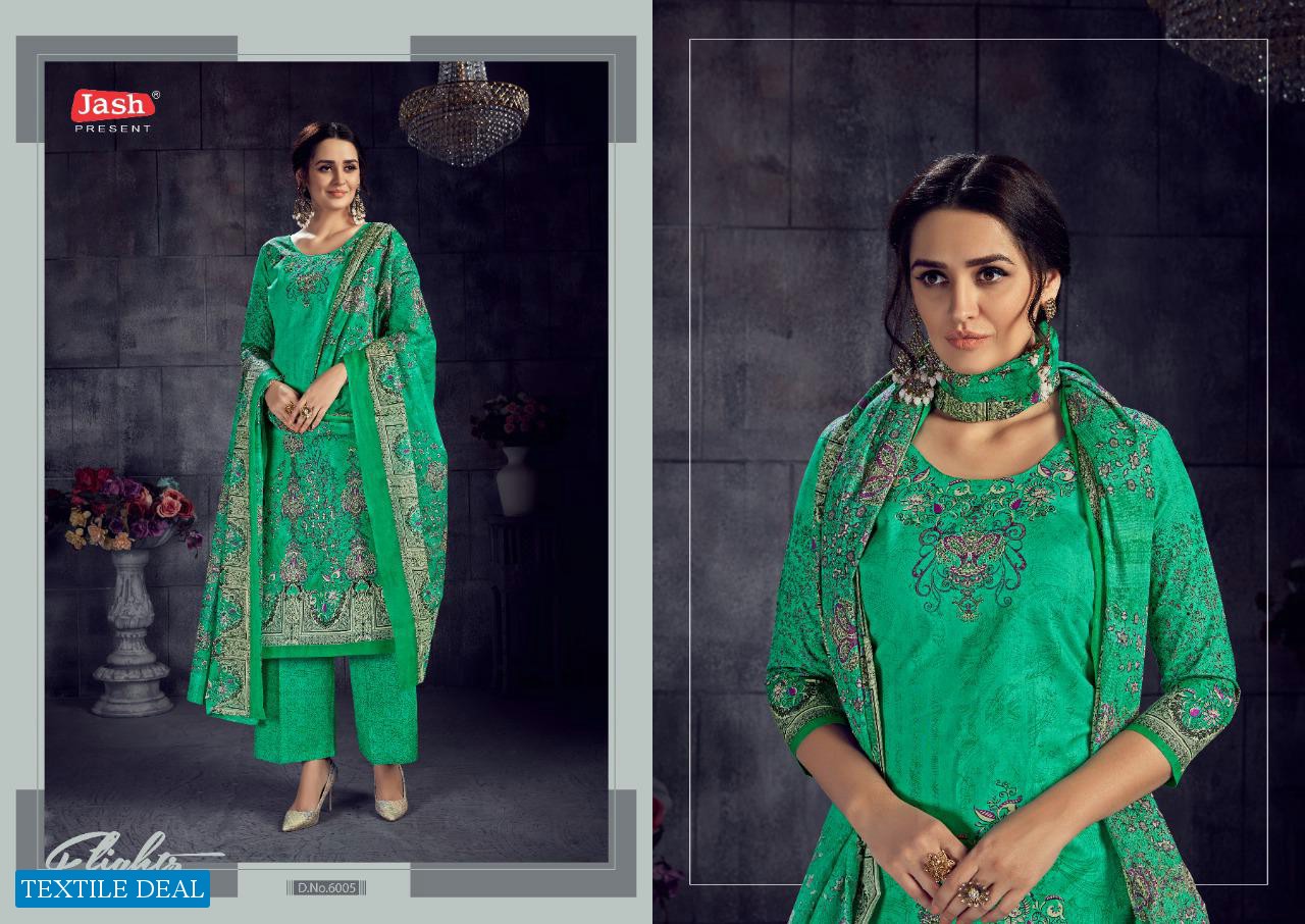 JASH ELLIZA VOL 6 KARACHI COTTON DRESS MATERIALS WHOLESALER