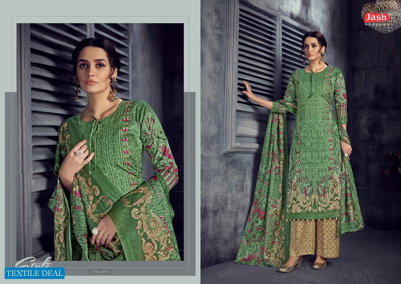 JASH ELLIZA VOL 6 KARACHI COTTON DRESS MATERIALS WHOLESALER