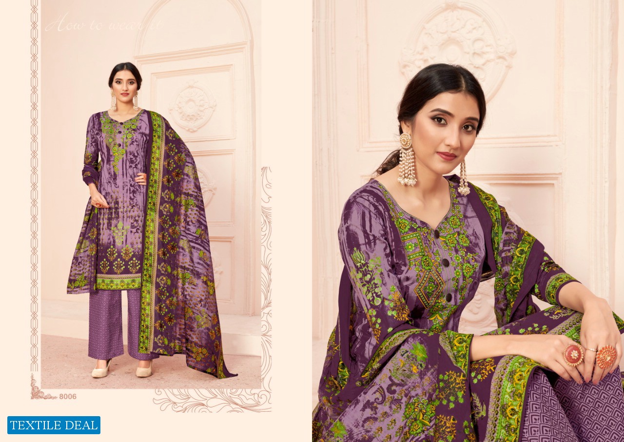 JASH ELLIZA VOL 8 KARACHI COTTON DRESS MATERIALS WHOLESALER