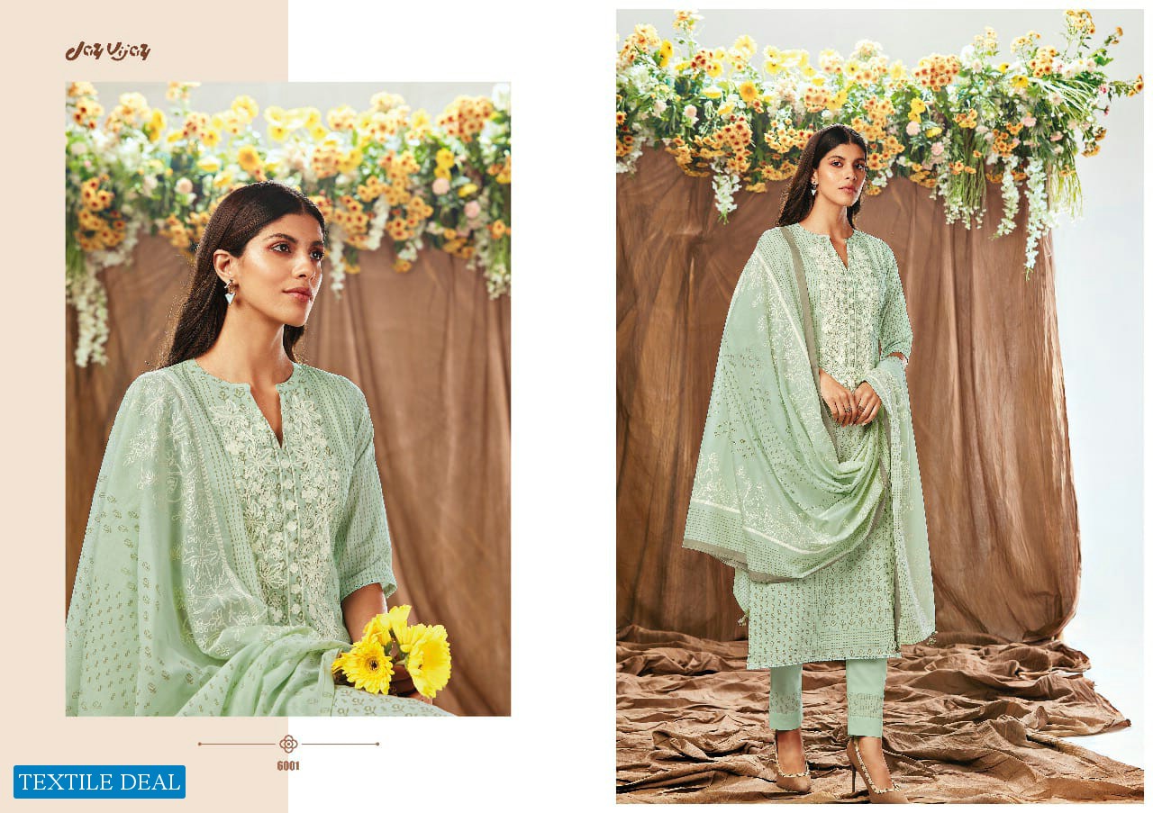 JAY VIJAY PRESENT SUMMER DRAPE COTTON EXCLUSIVE FANCY SUITS
