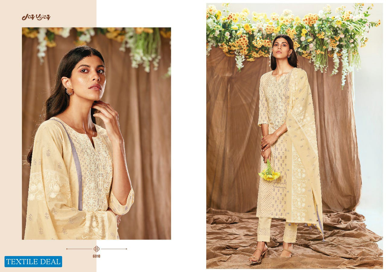 JAY VIJAY PRESENT SUMMER DRAPE COTTON EXCLUSIVE FANCY SUITS