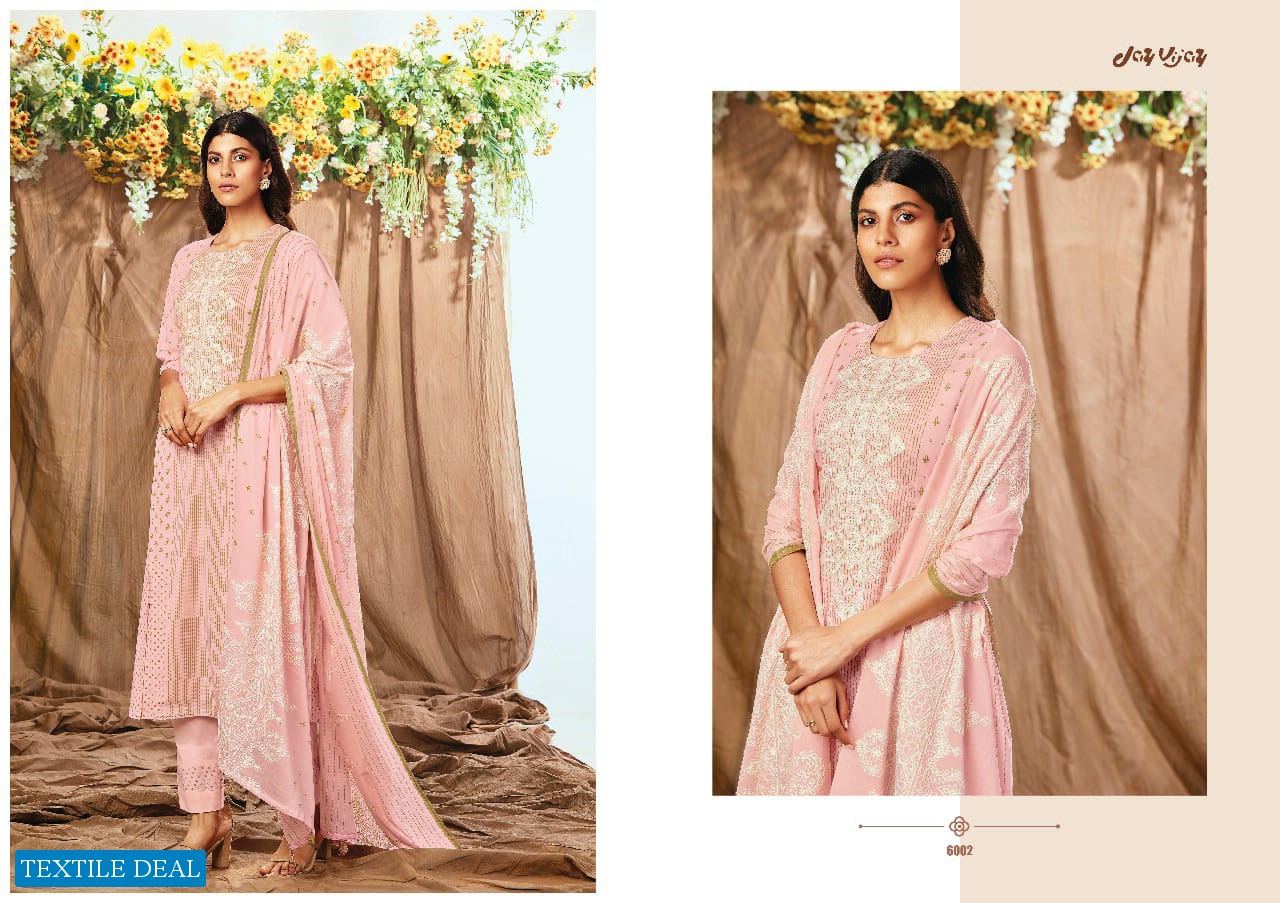 JAY VIJAY PRESENT SUMMER DRAPE COTTON EXCLUSIVE FANCY SUITS