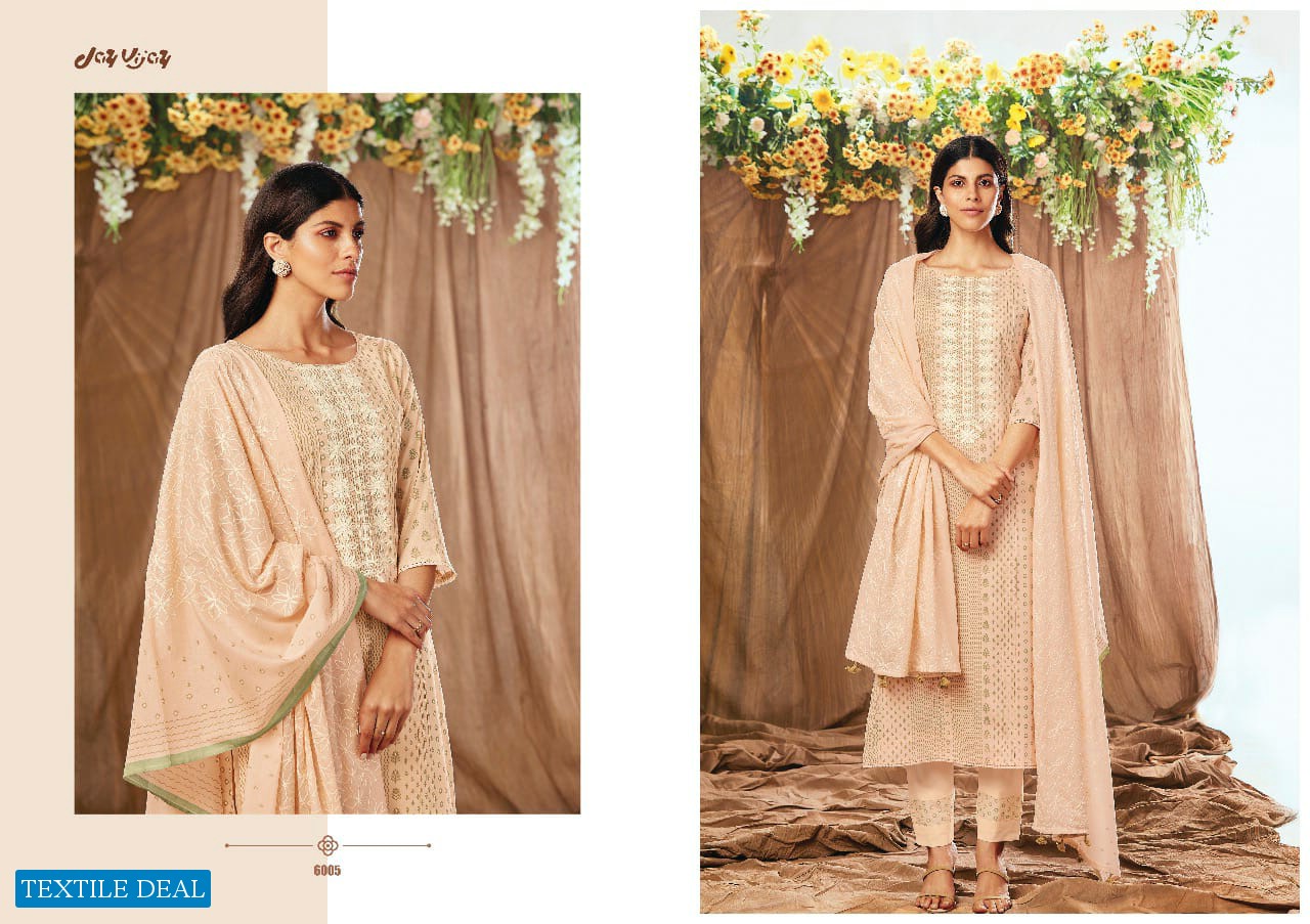 JAY VIJAY PRESENT SUMMER DRAPE COTTON EXCLUSIVE FANCY SUITS