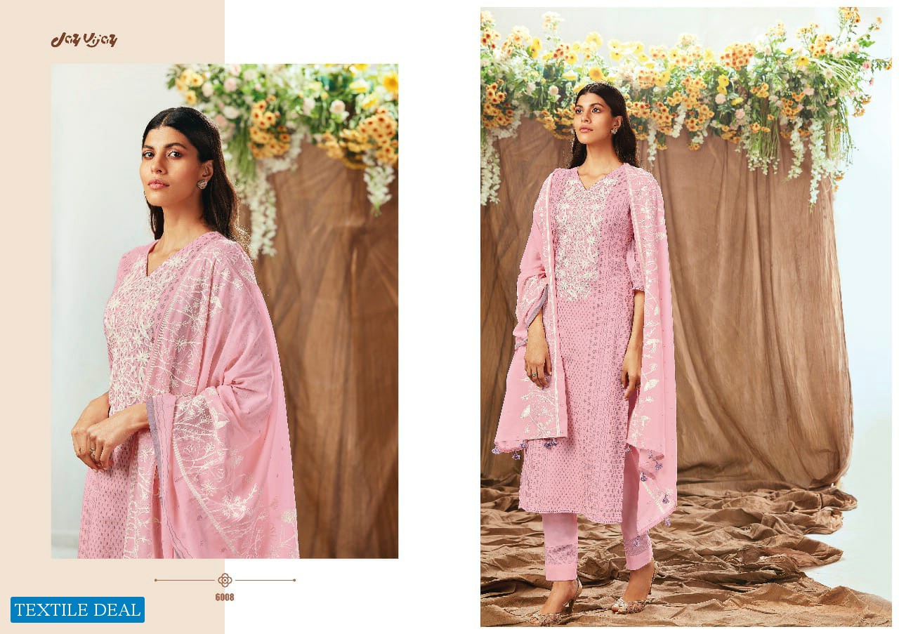 JAY VIJAY PRESENT SUMMER DRAPE COTTON EXCLUSIVE FANCY SUITS