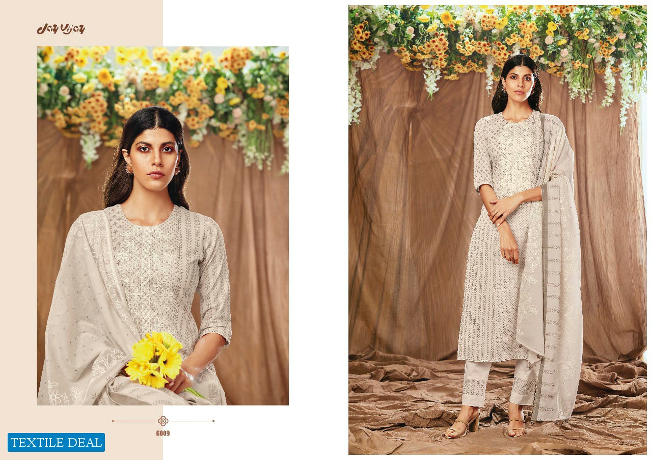 JAY VIJAY PRESENT SUMMER DRAPE COTTON EXCLUSIVE FANCY SUITS
