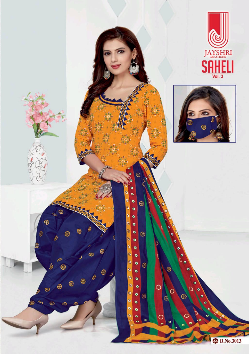 JAYSHRI CREATION LAUNCH SAHELI VOL 3 COTTON DAILY WEAR DRESS MATERIALS