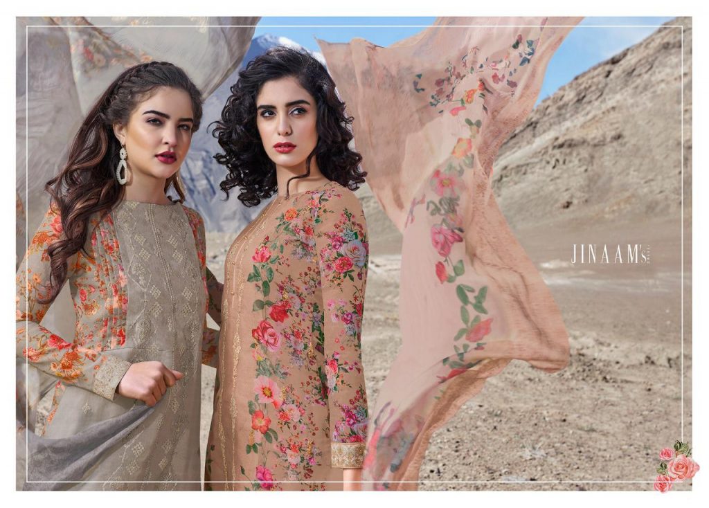 JINAAM LAUNCH JUNAIDA DIGITAL PRINTED ORGANDY SALWAR SUIT