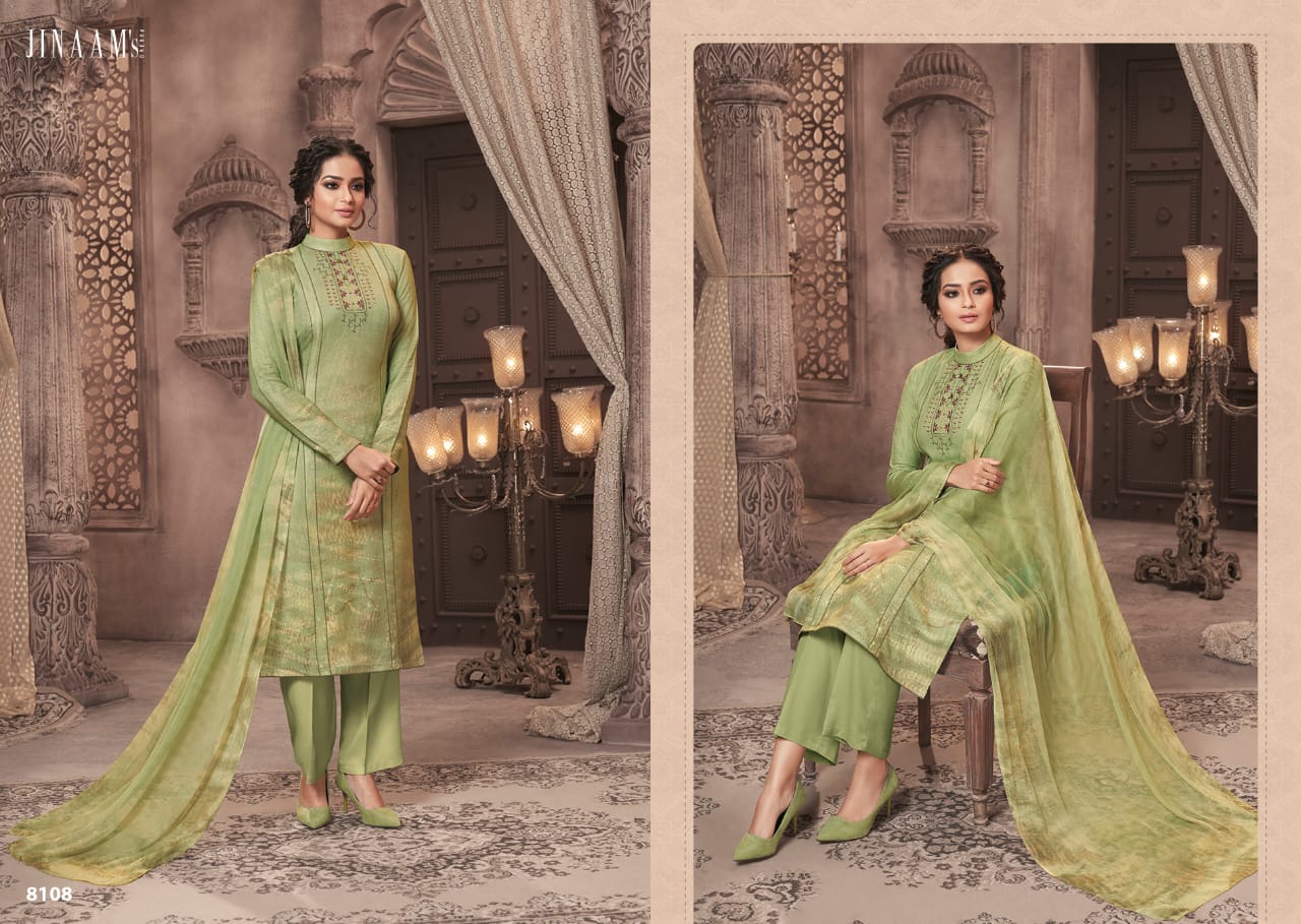 JINAAM SHIBORI PASHMINA EMBROIDERED SALWAR KAMEEZ FOR WINTER WEAR
