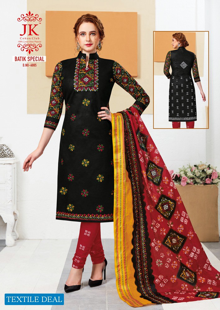 JK Batik Special Vol-6 Wholesale Cotton Printed Dress Material