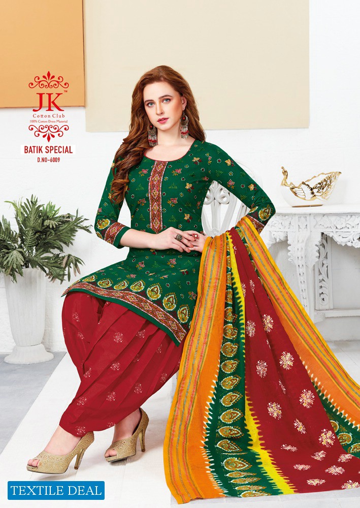 JK Batik Special Vol-6 Wholesale Cotton Printed Dress Material