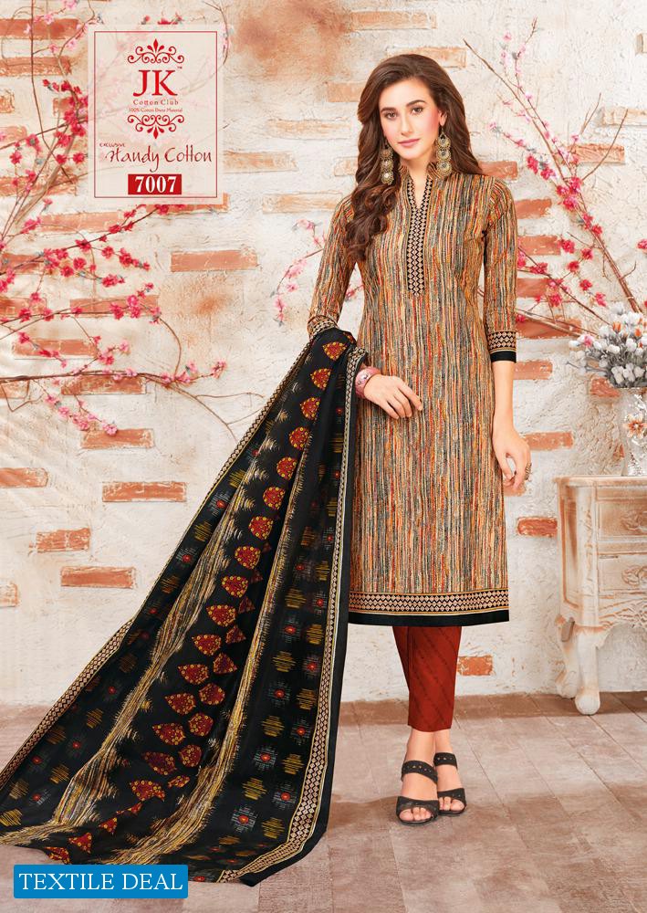 JK Handy Cotton Vol-7 Wholesale Shopping Dress Material