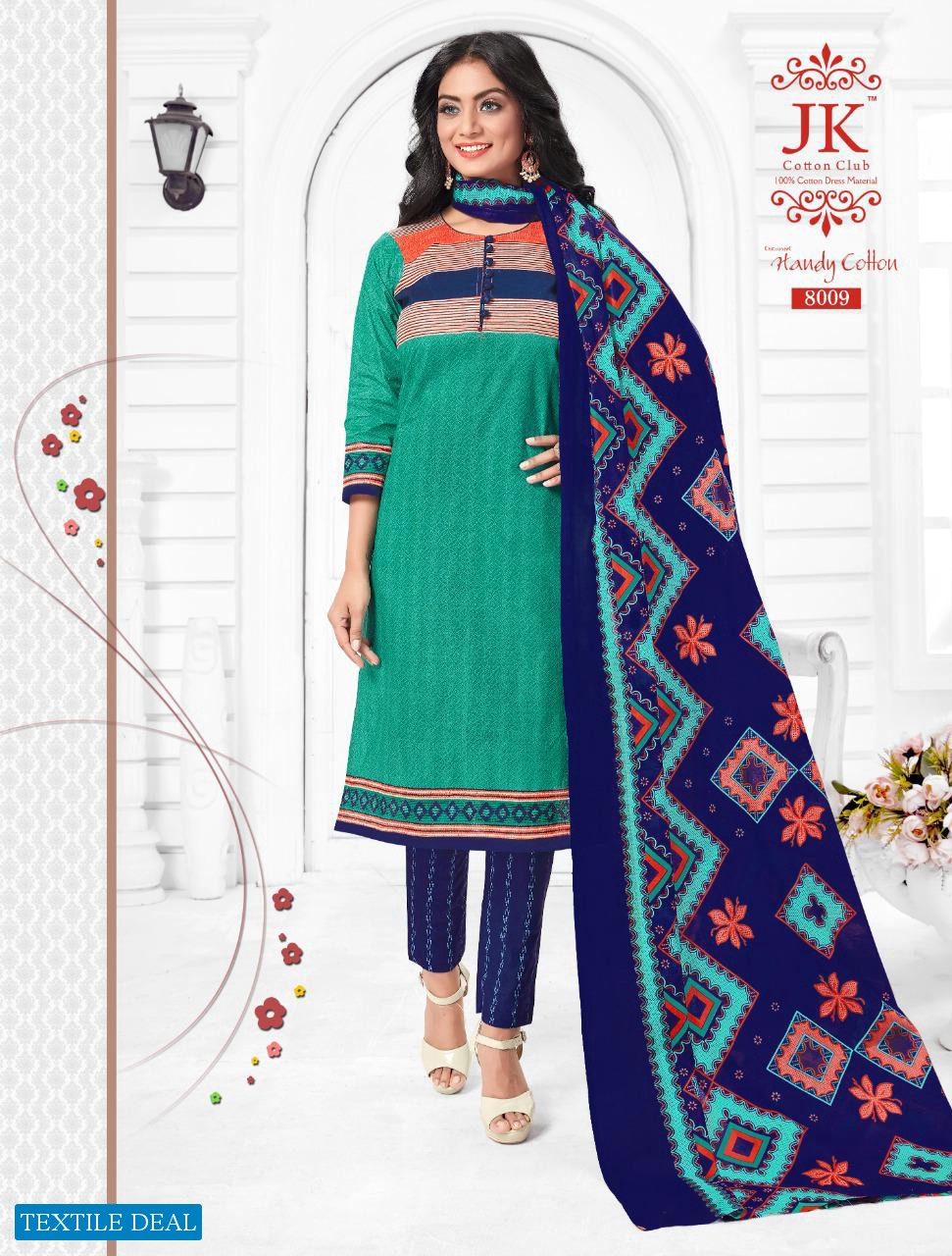 JK Handy Cotton Vol-8 Wholesale formal Dress Material