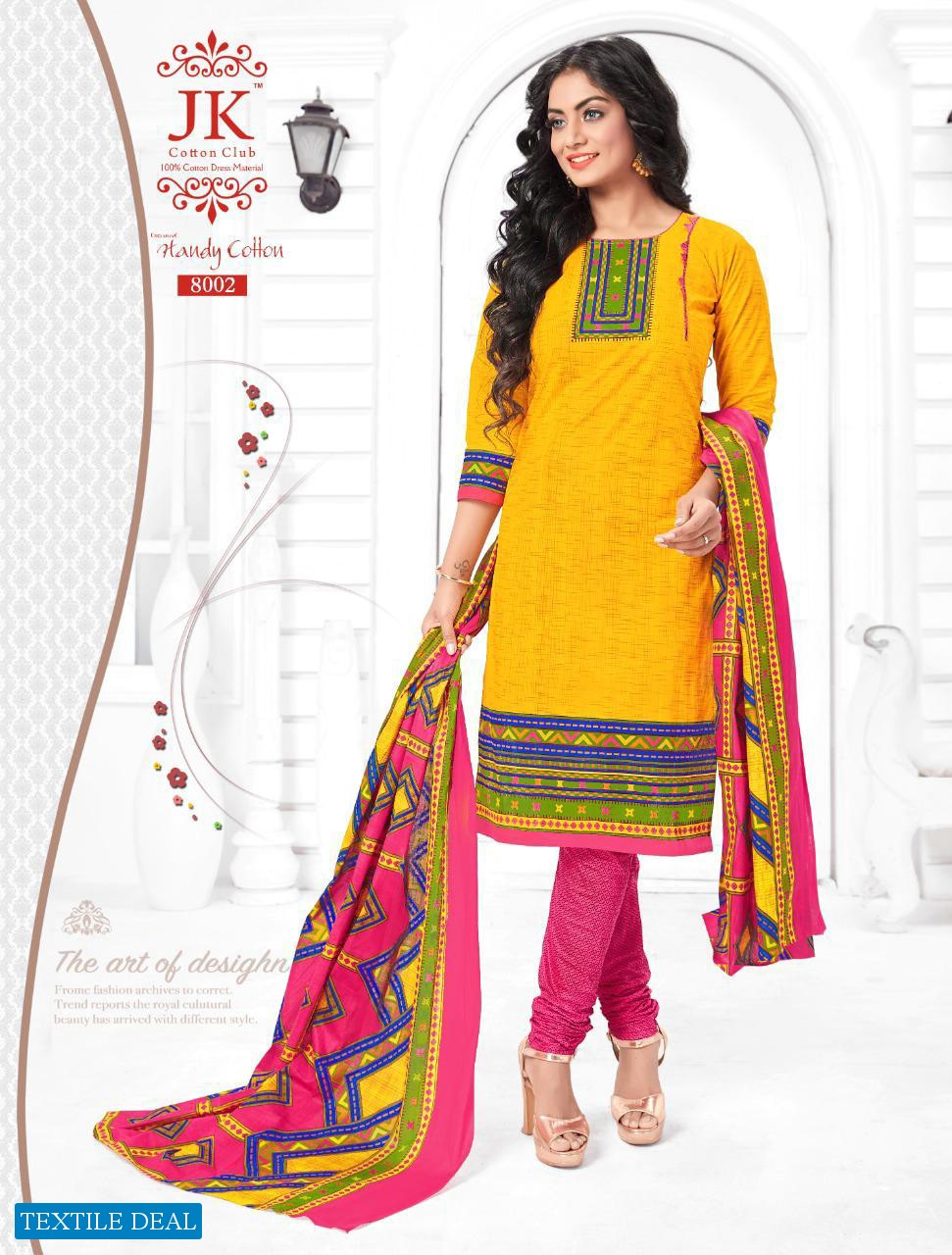 JK Handy Cotton Vol-8 Wholesale formal Dress Material