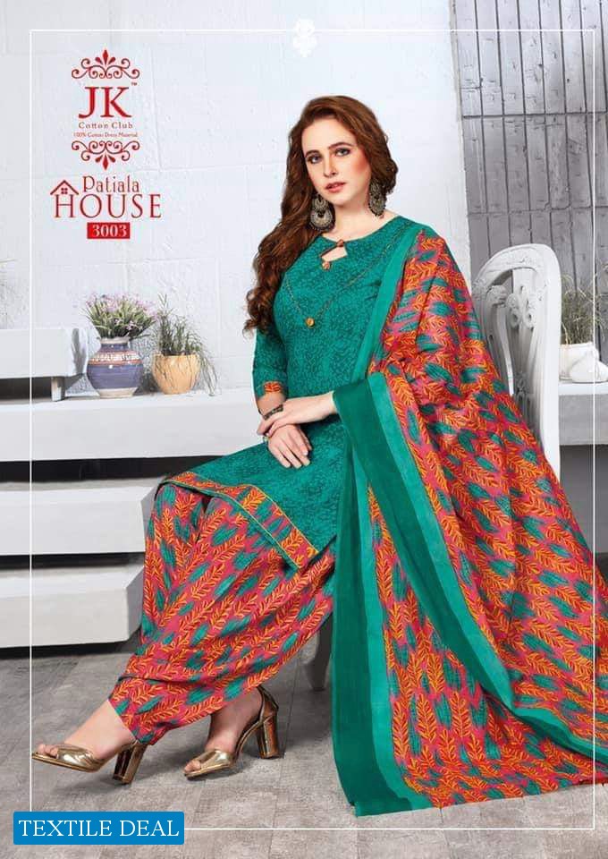 JK Patiyala House Vol-3 Wholesale Formal Dress Material