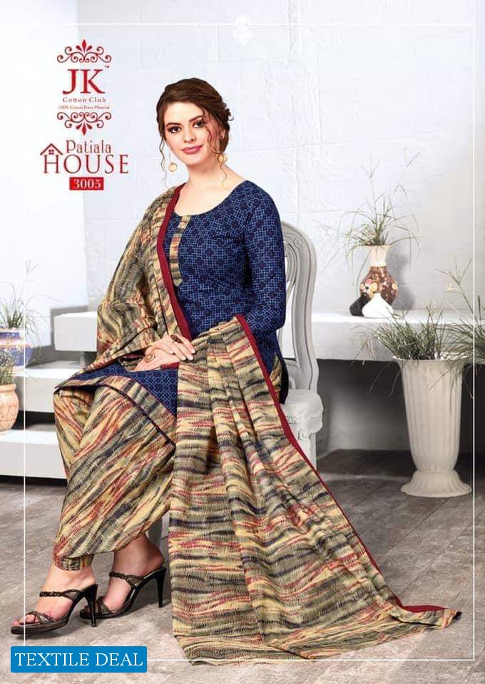 JK Patiyala House Vol-3 Wholesale Formal Dress Material