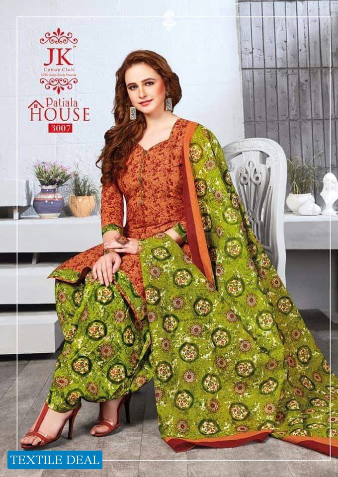 JK Patiyala House Vol-3 Wholesale Formal Dress Material