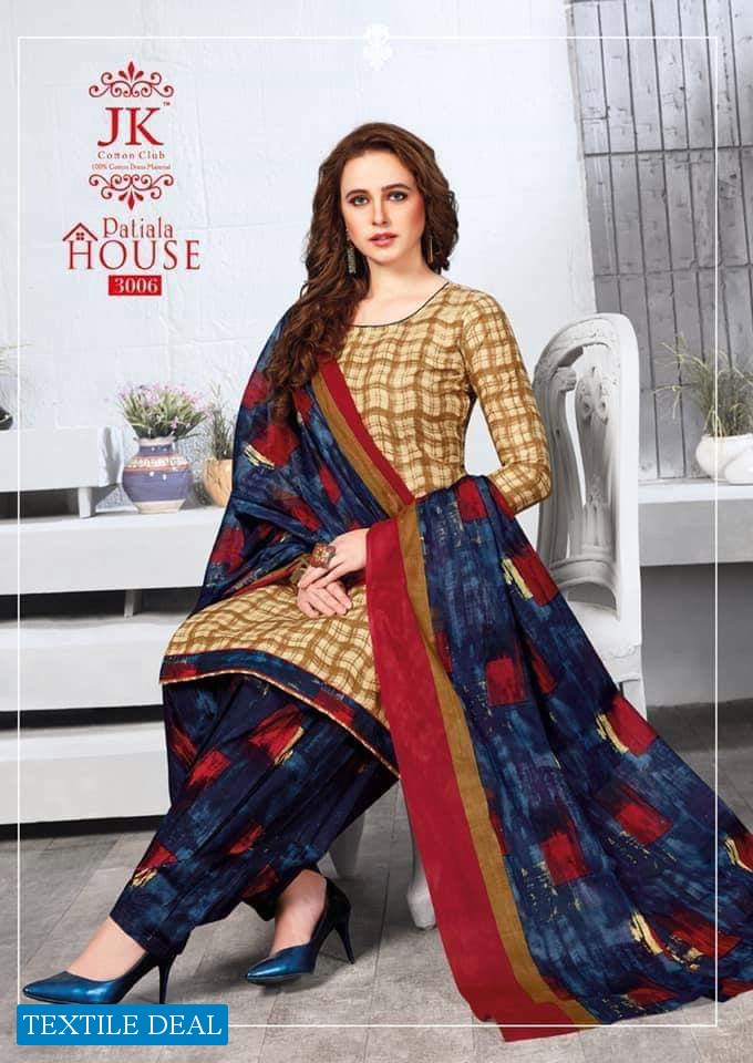 JK Patiyala House Vol-3 Wholesale Formal Dress Material