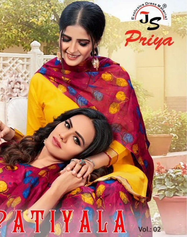 JS Paro Patiyala Vol-2 Wholesale Shopping printed Dress Material