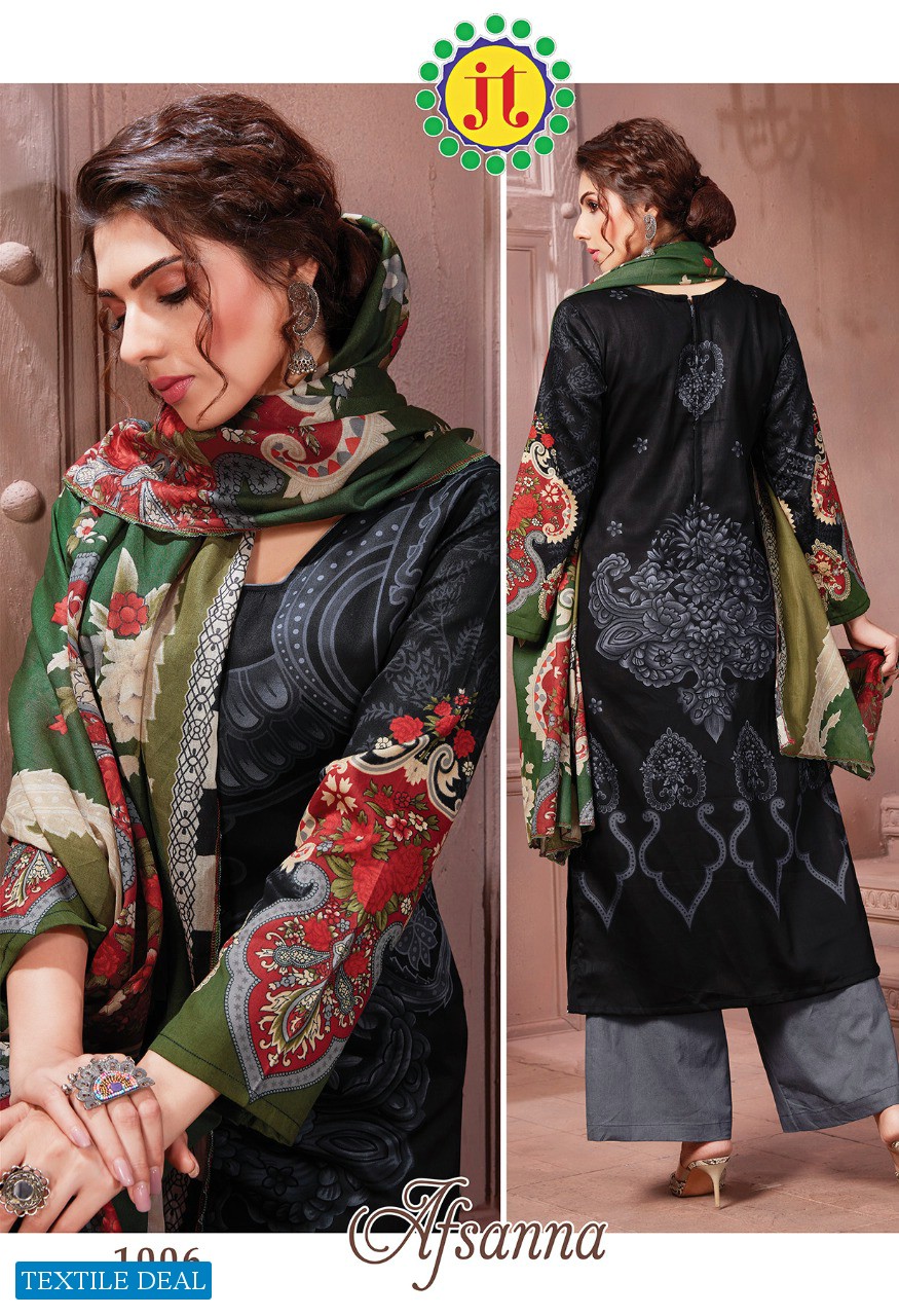 JT Afsanna Wholesale Cotton Formal Dress Material