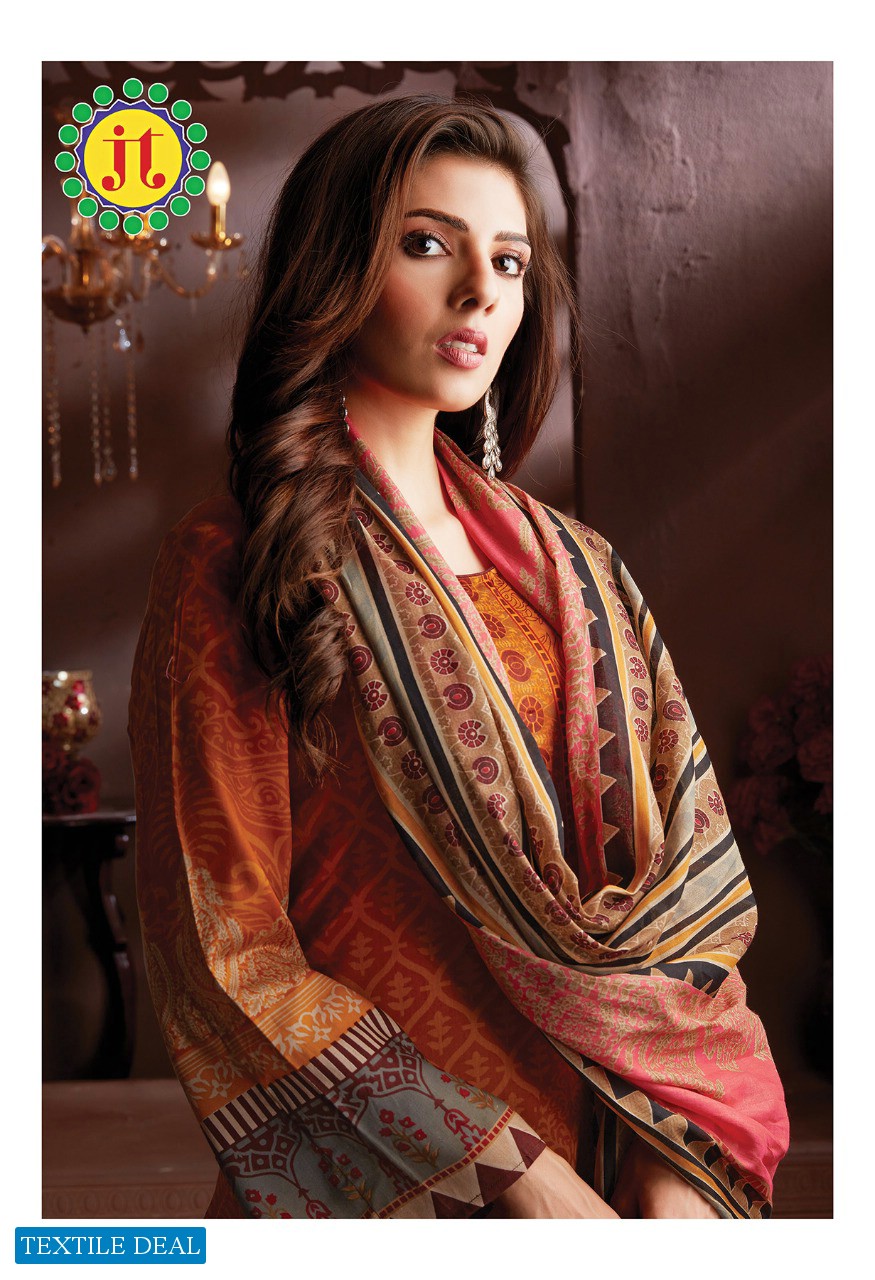 JT Afsanna Wholesale Cotton Formal Dress Material