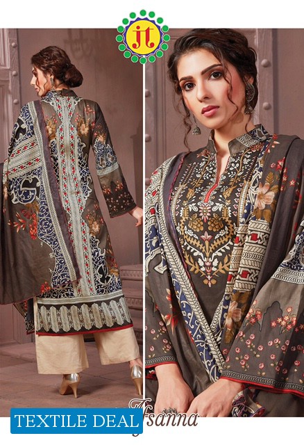 JT Afsanna Wholesale Cotton Formal Dress Material