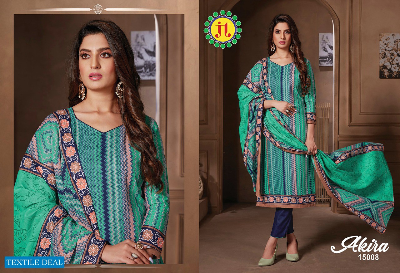 JT Akira Vol-15 Wholesale Formal Cotton Dress Material