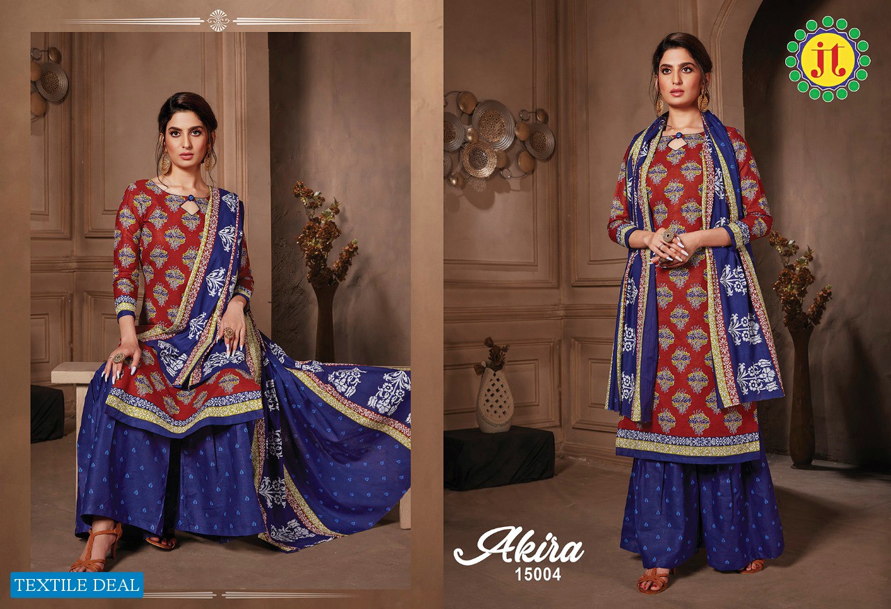 JT Akira Vol-15 Wholesale Formal Cotton Dress Material