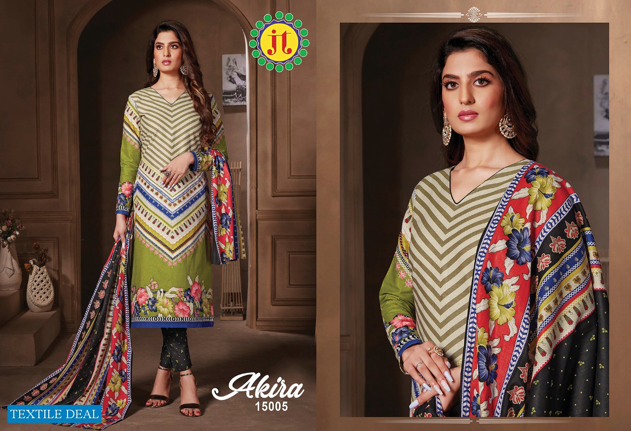 JT Akira Vol-15 Wholesale Formal Cotton Dress Material