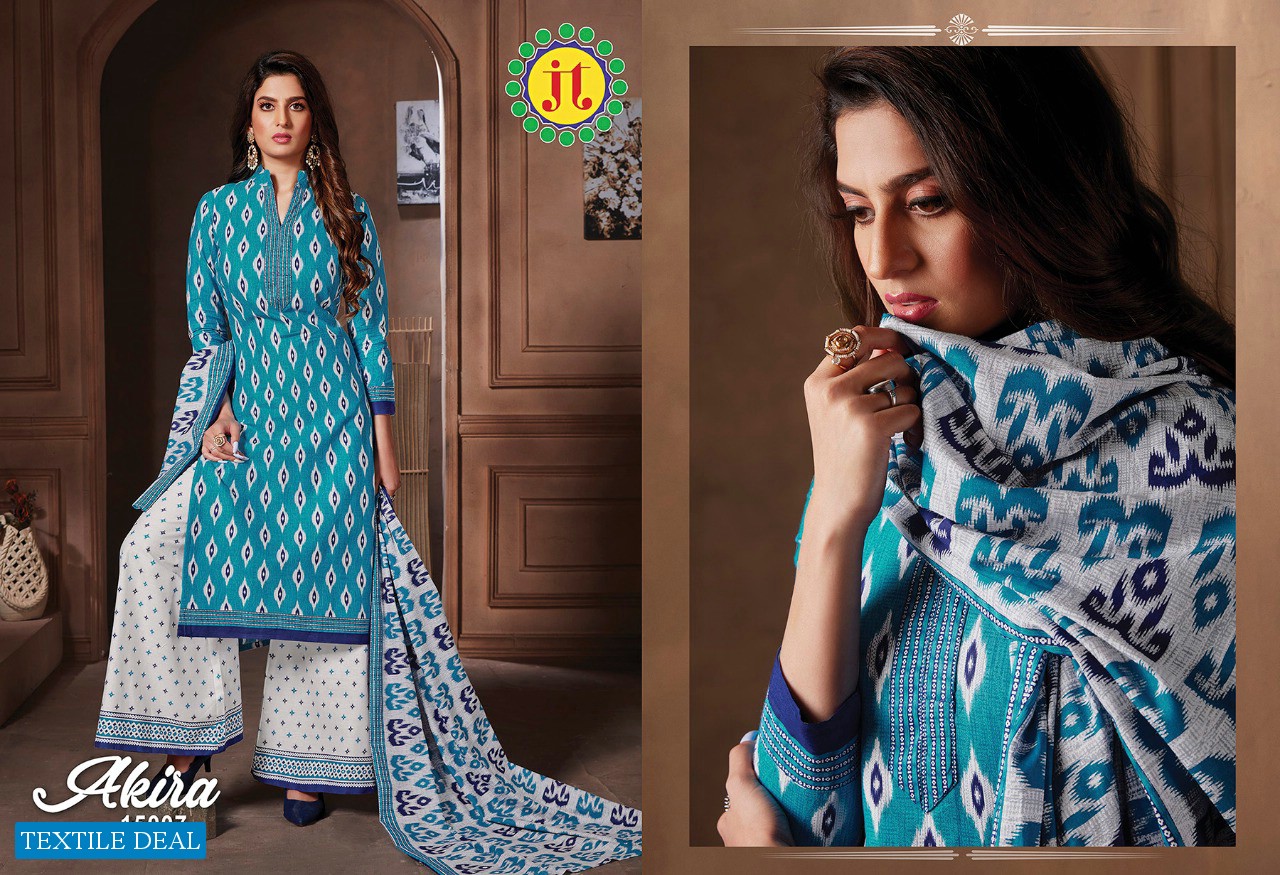 JT Akira Vol-15 Wholesale Formal Cotton Dress Material