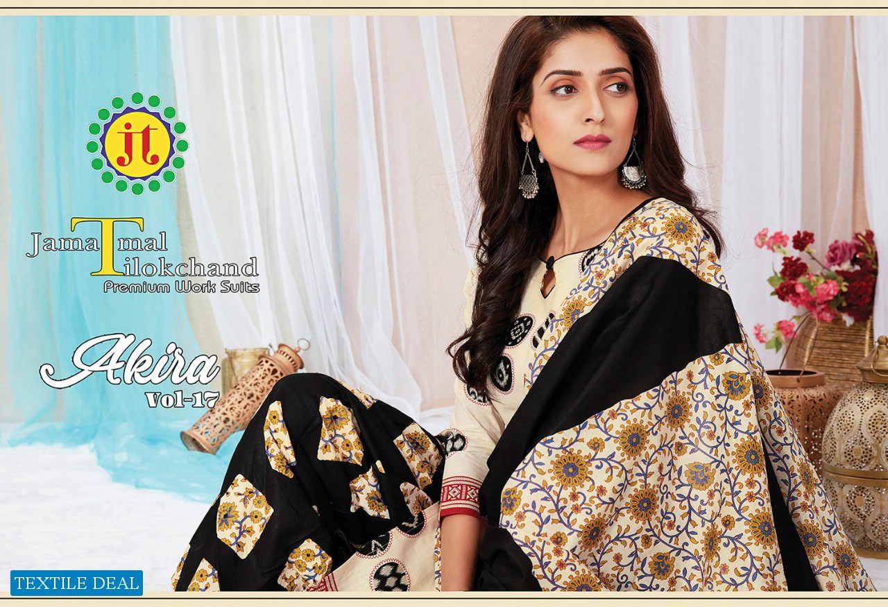 JT Akira Vol-17 Wholesale Formal Cotton Dress Material