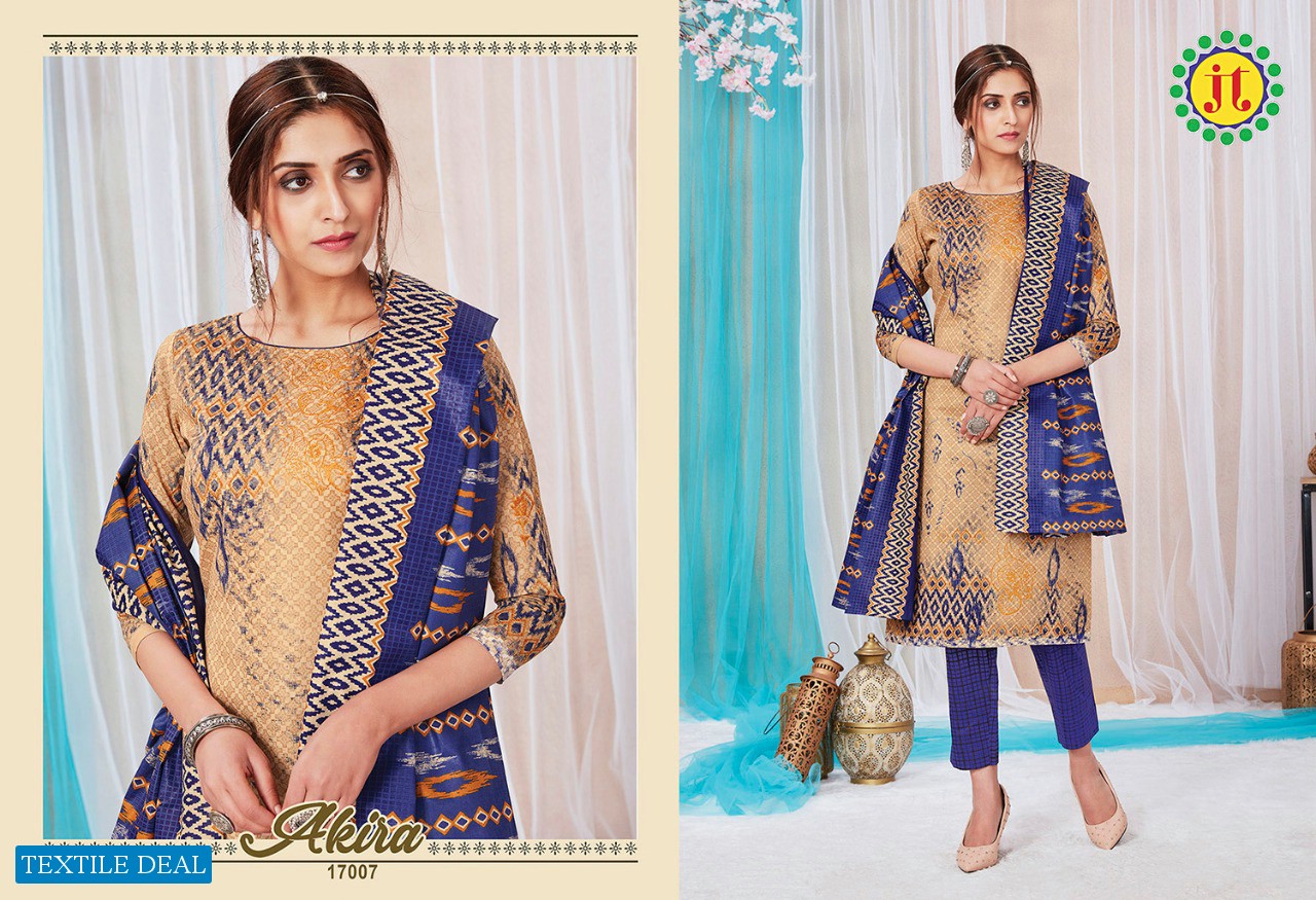 JT Akira Vol-17 Wholesale Formal Cotton Dress Material