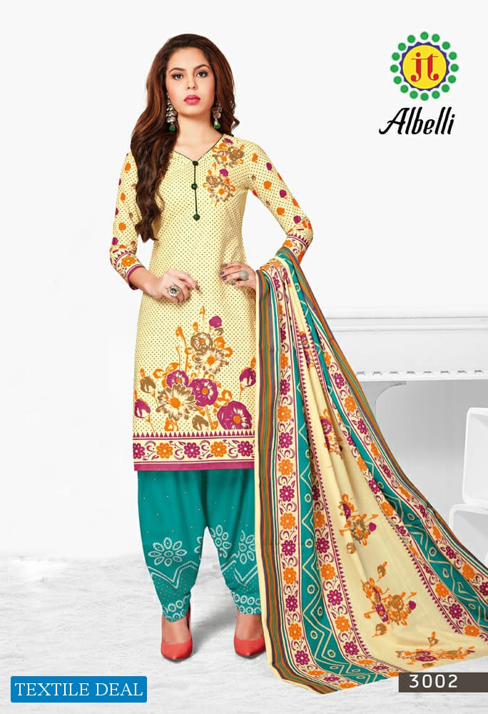 JT Albeli Vol-3 Wholesale Printed Dress Material