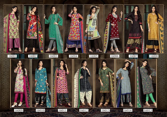 JT Alia Vol-16 Wholesale Bandhani Special Dress Material