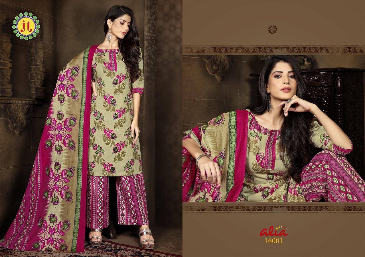 JT Alia Vol-16 Wholesale Bandhani Special Dress Material