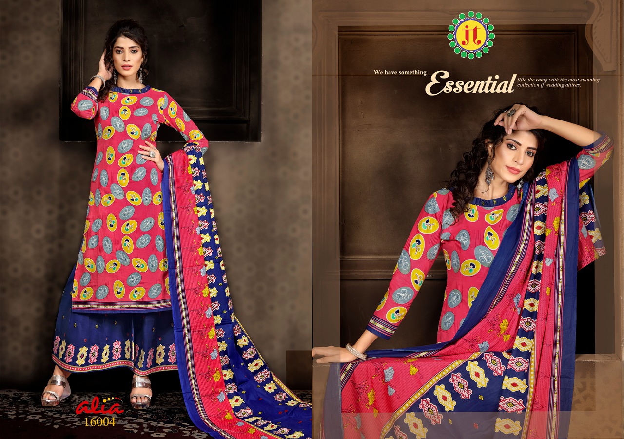 JT Alia Vol-16 Wholesale Bandhani Special Dress Material