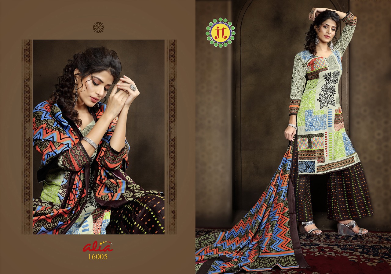 JT Alia Vol-16 Wholesale Bandhani Special Dress Material