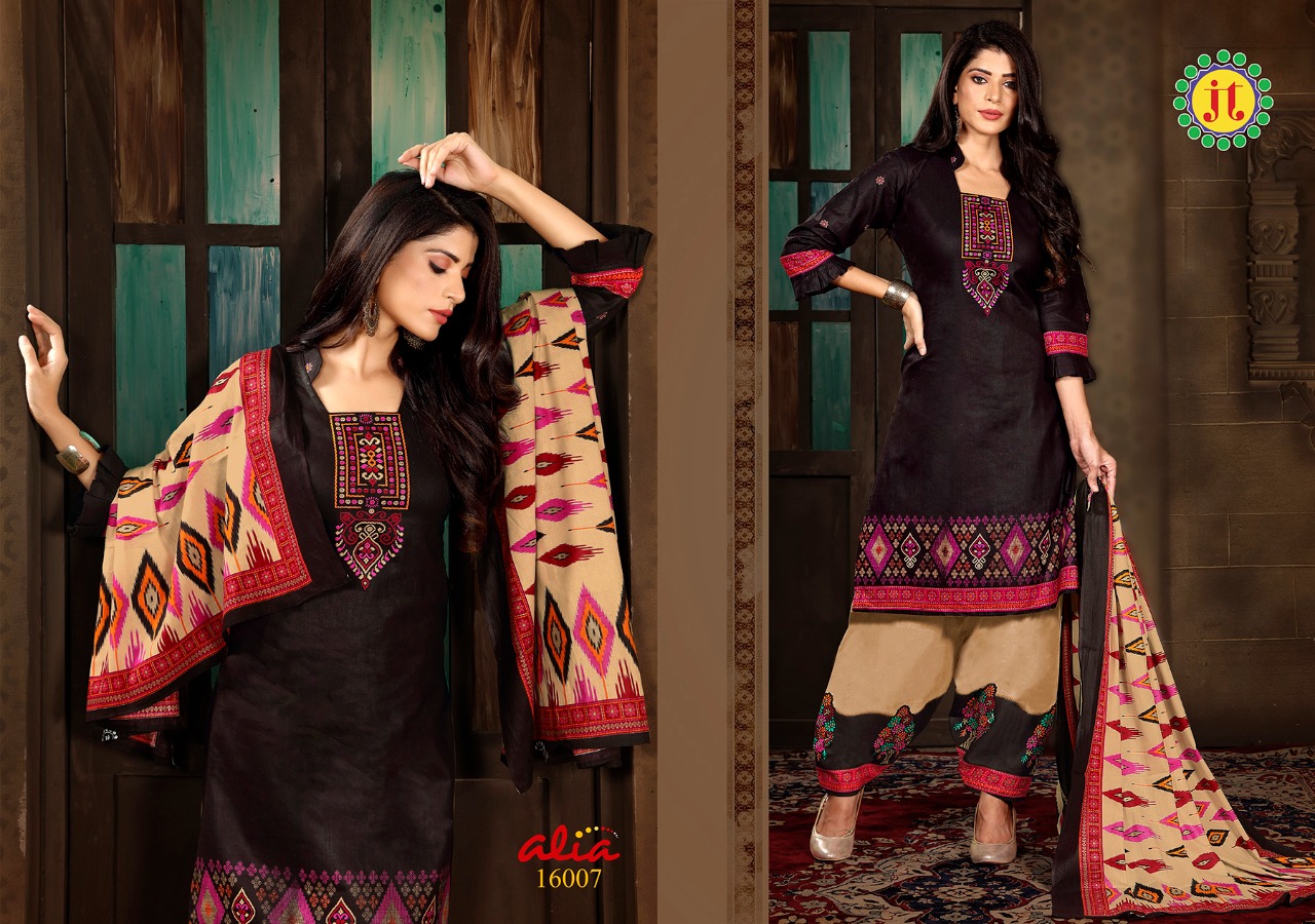 JT Alia Vol-16 Wholesale Bandhani Special Dress Material