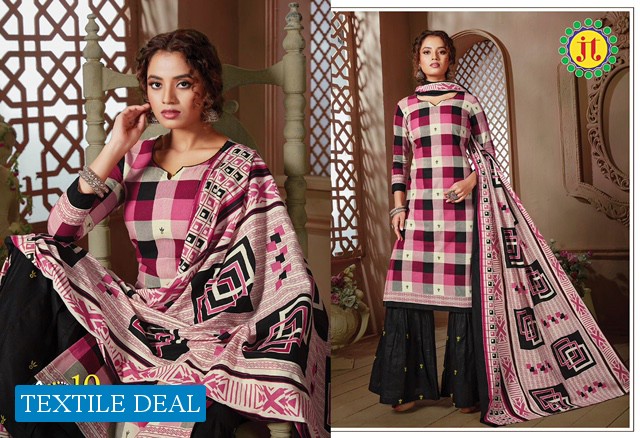 JT Alia vol-10 Wholesaler Chudidar Dress material